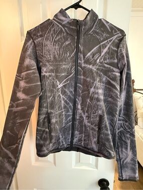 lululemon define jacket Gray/purple and Black Patterned Full-Zip Jacket